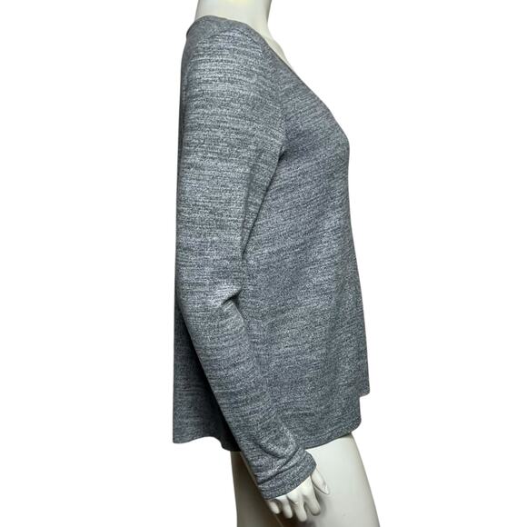 American Eagle Soft & Sexy Plush Long Sleeve Top, Size L, 95% Polyester, Grey - Picture 4 of 6